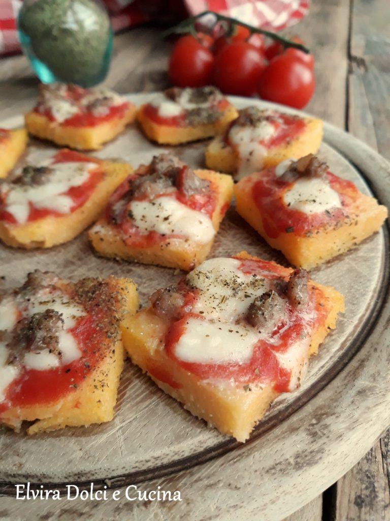 pizzette di polenta