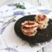 Millefoglie di Parmigiano prosciutto crudo e pomodorini secchi