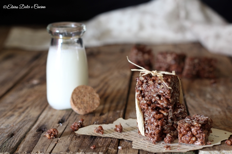 Torta di Mars e riso soffiato