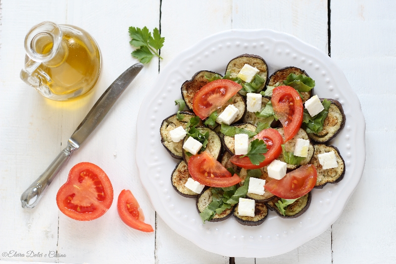 Insalata di melanzane grigliate