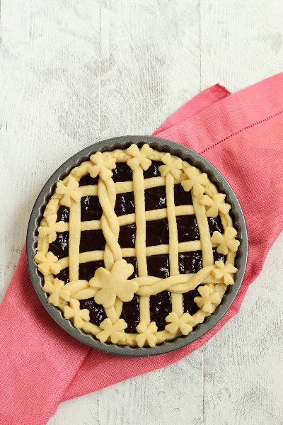 Crostata con frolla alla ricotta senza burro