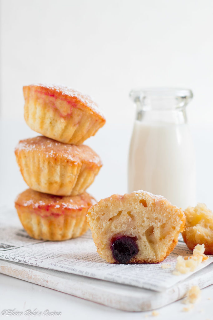 muffin ricotta e amarene