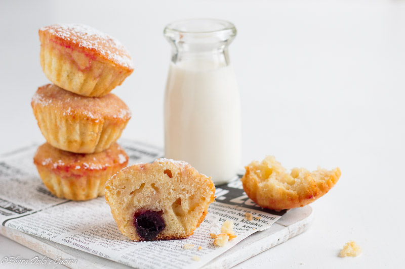 muffin ricotta e amarene