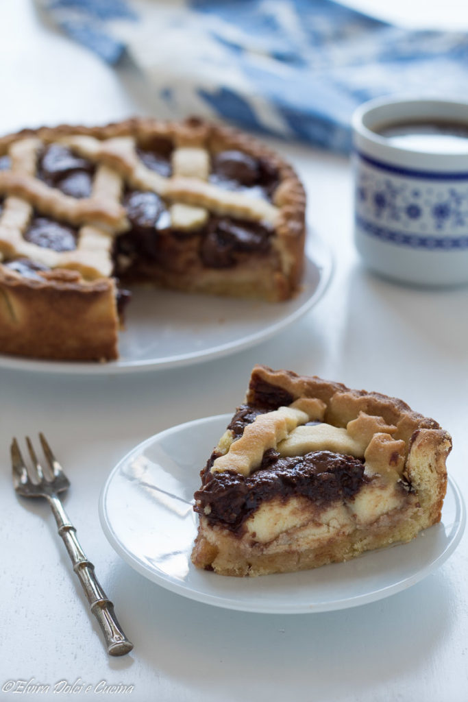 crostata ricotta e nutella