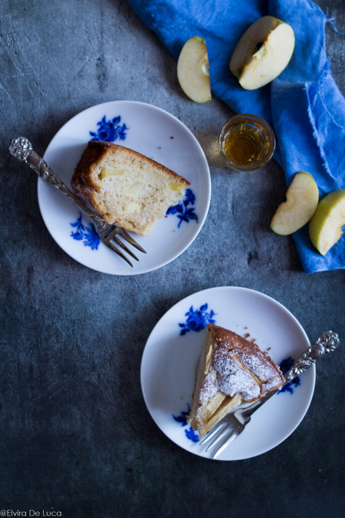 Torta di mele al rum