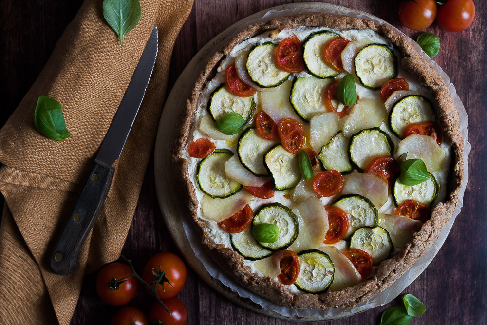 Gallette integrale con verdure