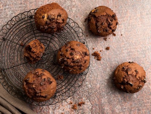 muffin al triplo cioccolato