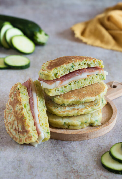 pancakes soffici di zucchine