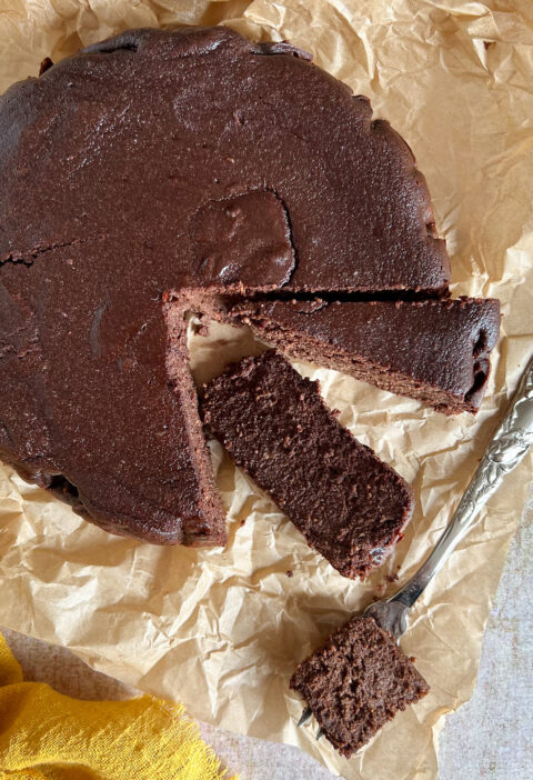 torta cremosa cioccolato e caffè senza glutine