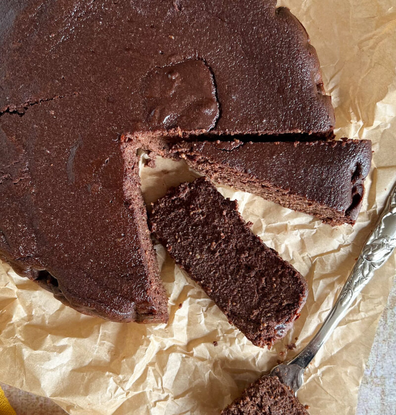 torta cremosa cioccolato e caffè senza glutine